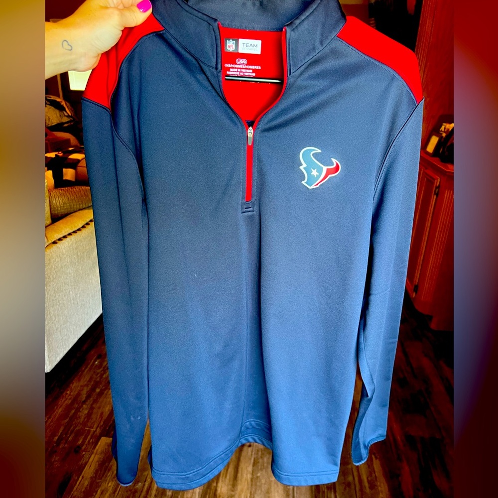 Men’s Texans 1/2 Zip Pullover